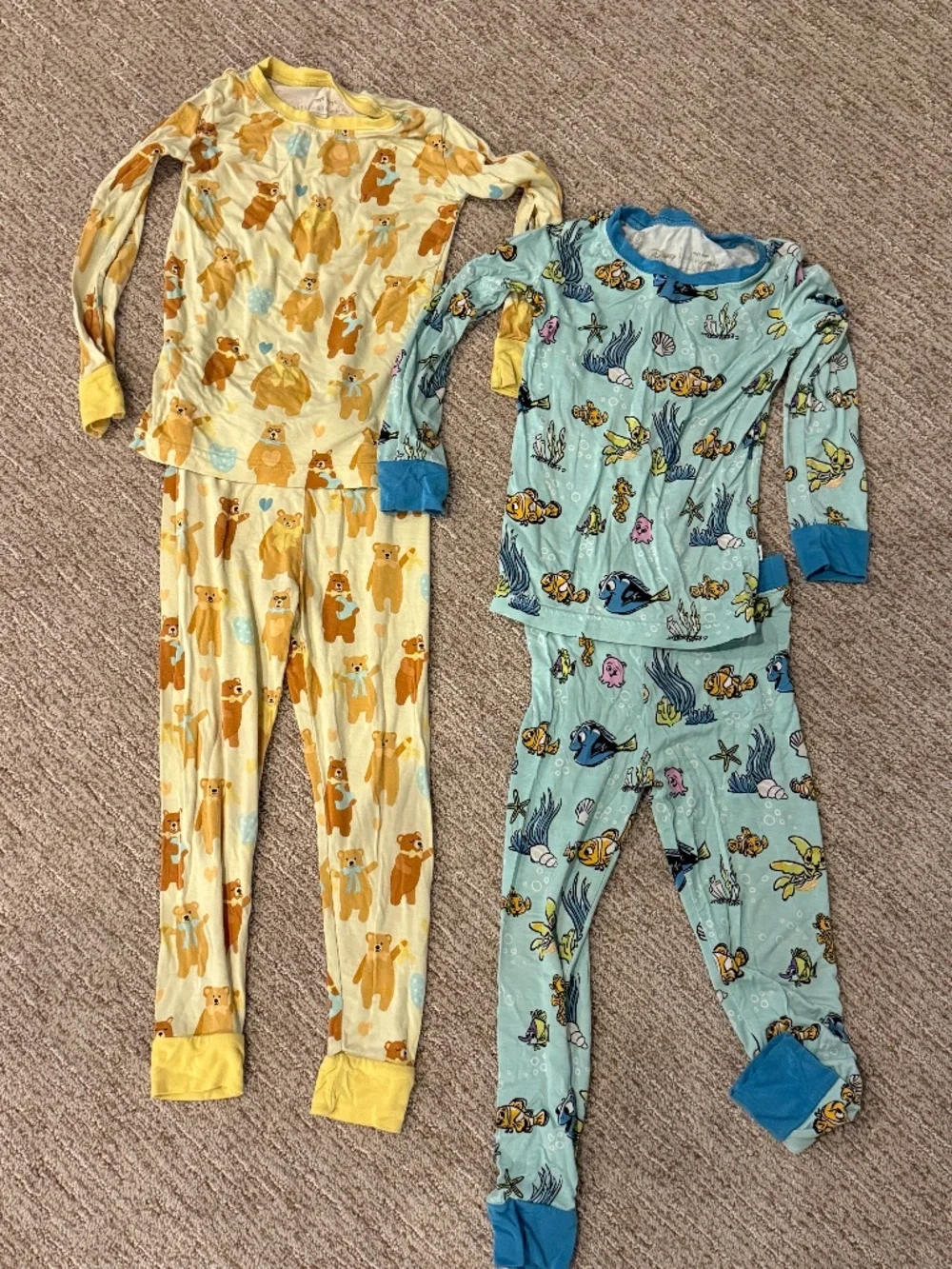 Finding Nemo and Bear little sleepies